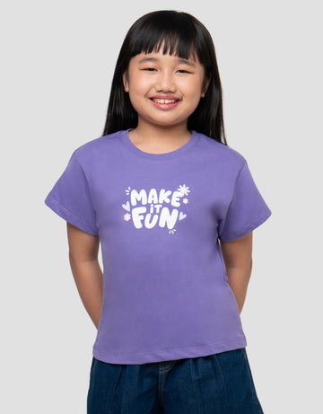 LITTLE M MAKE IT FUN KAOS ANAK PEREMPUAN