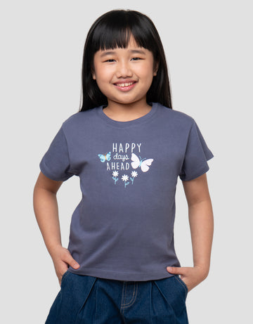 LITTLE M BUTTERFLY KAOS ANAK PEREMPUAN