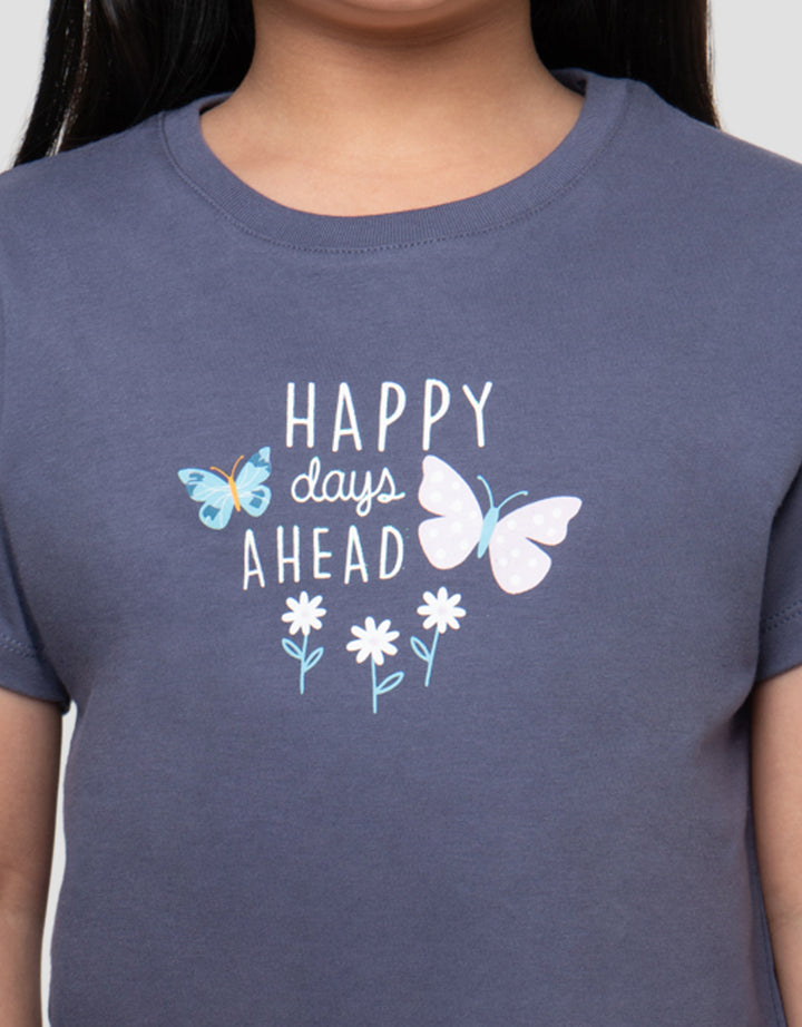 LITTLE M BUTTERFLY KAOS ANAK PEREMPUAN