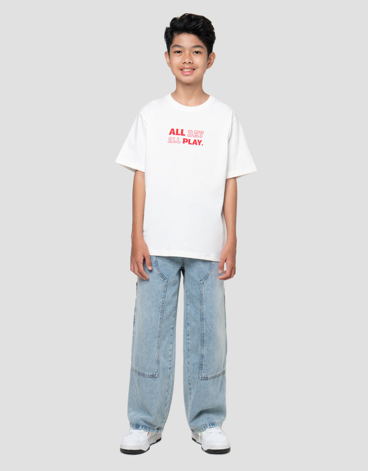 NEVADA PRINT NUMBER AND WORDS ALL DAY ALL PLAY KAOS ANAK LAKI-LAKI