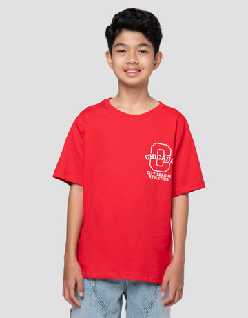 NEVADA PRINT NUMBER AND WORDS CHICAGO KAOS ANAK LAKI-LAKI