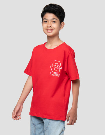 NEVADA PRINT NUMBER AND WORDS CHICAGO KAOS ANAK LAKI-LAKI