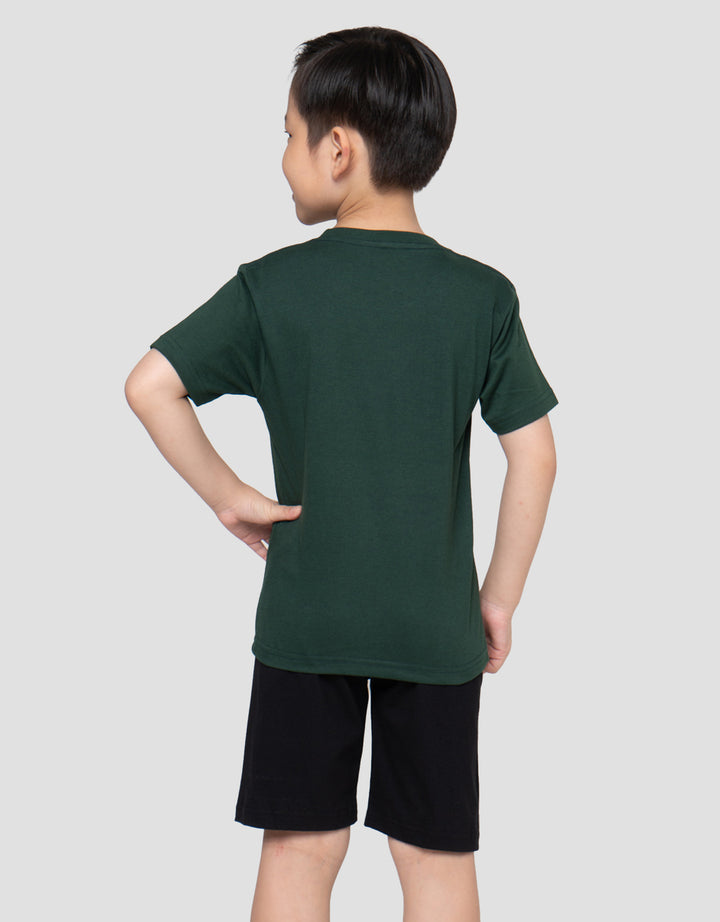 Little M Boston Print Pakaian Setelan Anak Laki-laki