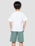 Little M My Farm Friend Print Pakaian Setelan Anak Laki-laki