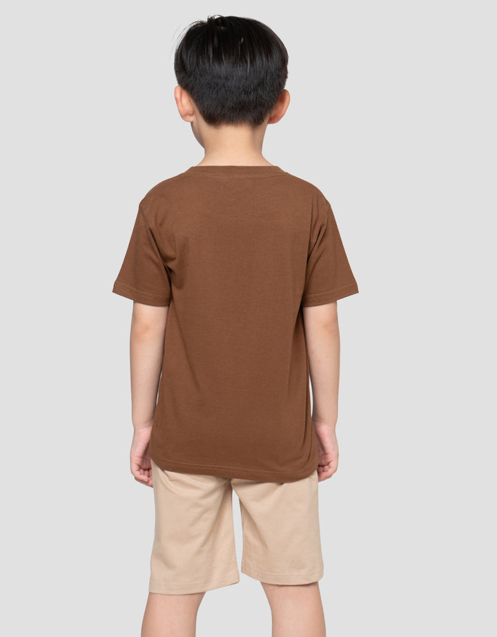 Little M Croco Seek The Adventure Print Pakaian Setelan Anak Laki-laki