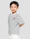 Little M Tex Print Kaos Oversize Anak Laki-laki