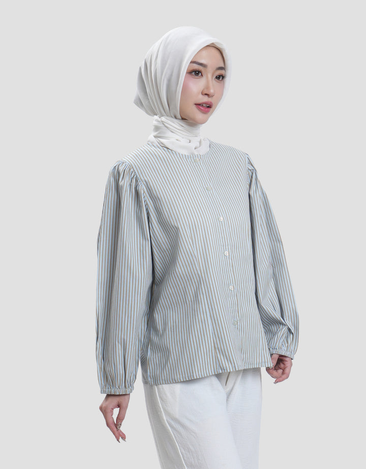 Annisa Balloon Sleeve Blouse Wanita