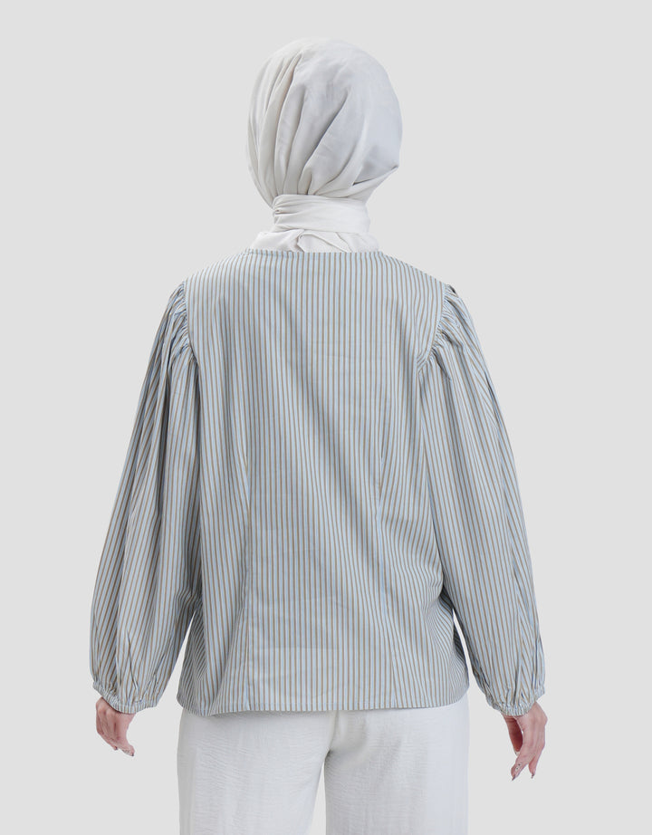Annisa Balloon Sleeve Blouse Wanita