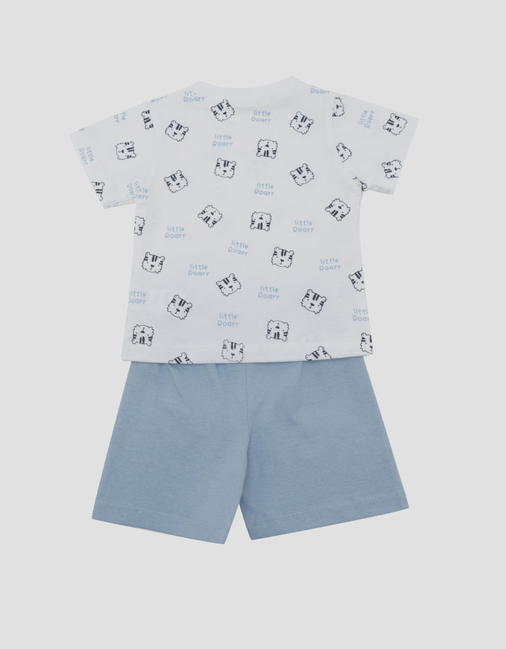 LITTLE M PRINT TIGER SETELAN BAYI