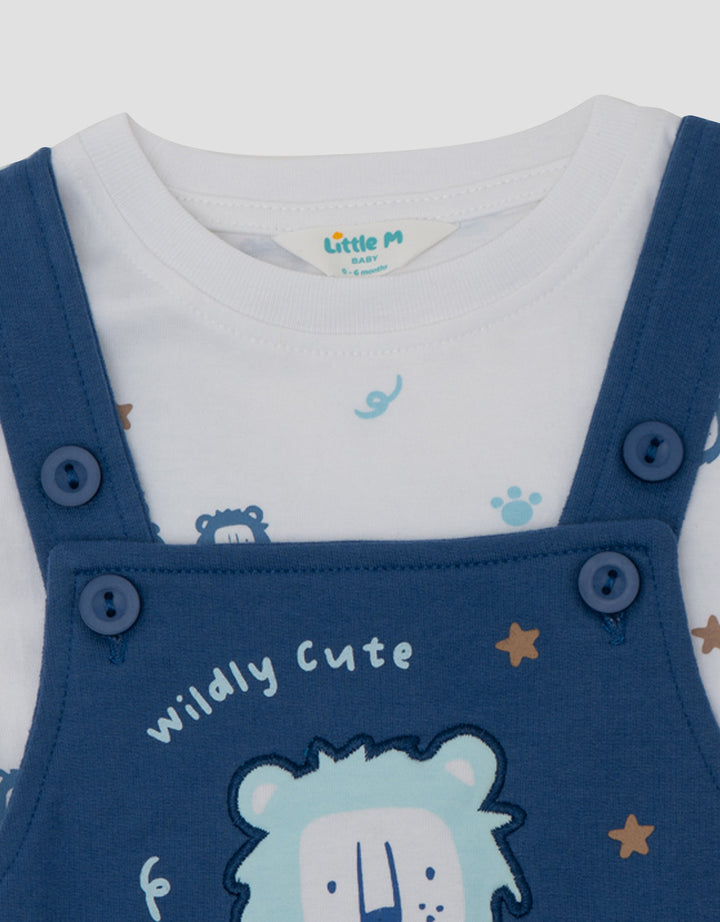 LITTLE M LION SET JUMPSUIT OVERALL BAYI