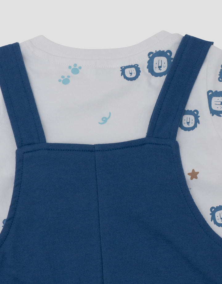 LITTLE M LION SET JUMPSUIT OVERALL BAYI