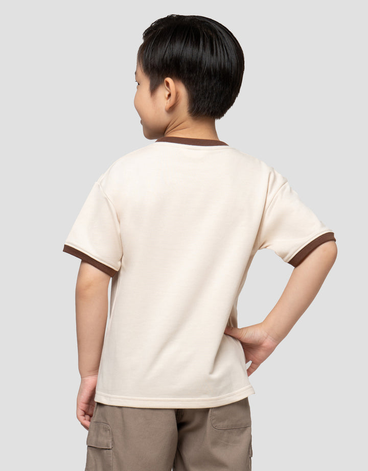 LITTLE M BORDIR OUTDOOR KAOS OVERSIZE ANAK LAKI-LAKI