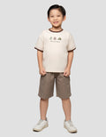 LITTLE M BORDIR OUTDOOR KAOS OVERSIZE ANAK LAKI-LAKI