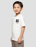 LITTLE M BORDIR DEPAN KAOS OVERSIZE ANAK LAKI-LAKI