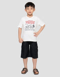Little M Flok Dino And Friends Kaos Oversize Anak Laki-laki