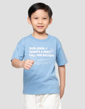 Little M Flok Run Dino Print Kaos Oversize Anak Laki-laki
