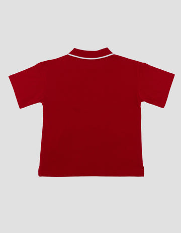 LITTLE M STRIPE KAOS POLO OVERSIZE ANAK LAKI-LAKI