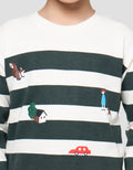 LITTLE M SALUR TEX SWEATER OVERSIZE ANAK LAKI-LAKI