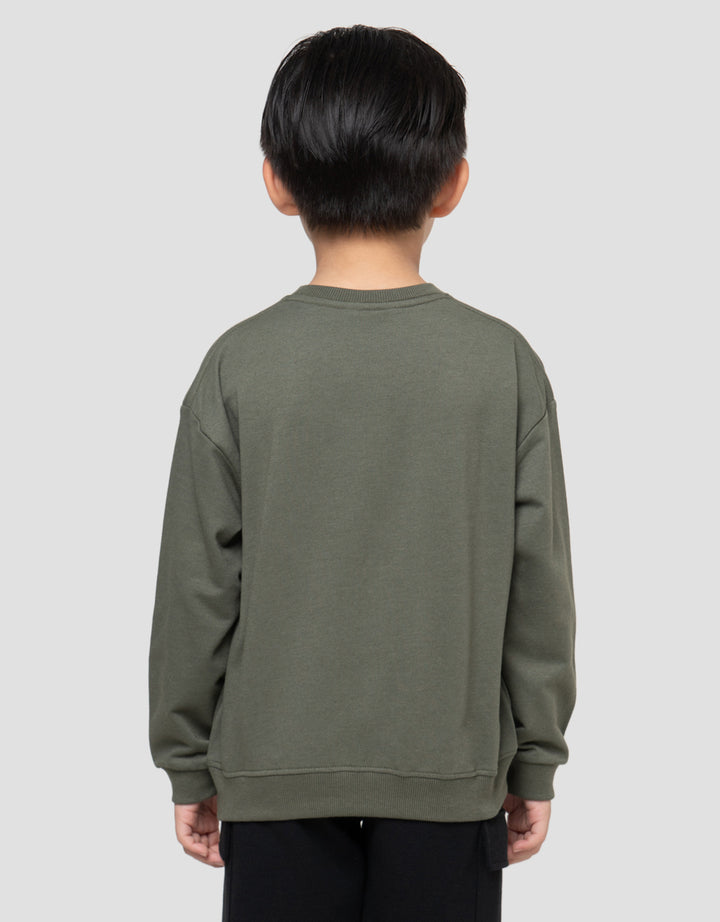LITTLE M THINK OUTSIDE SWEATER ANAK LAKI-LAKI