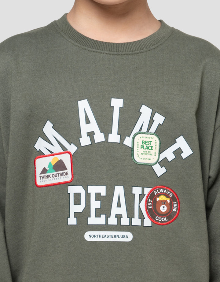 LITTLE M THINK OUTSIDE SWEATER ANAK LAKI-LAKI