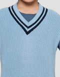 Little M Rompi Rajutan Sweater Anak Laki-laki