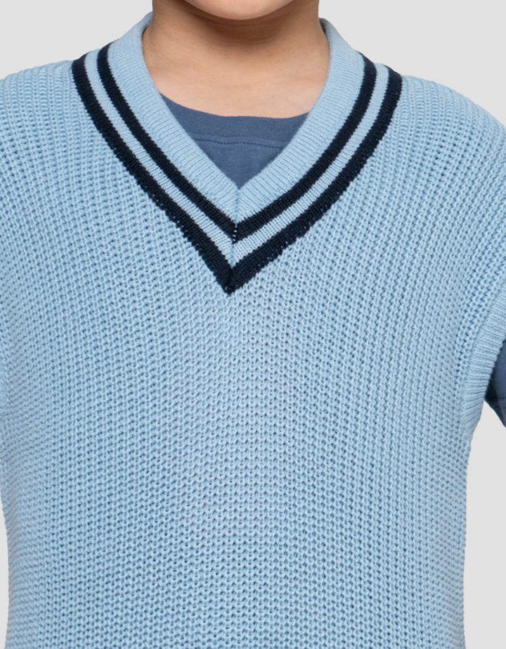 Little M Rompi Rajutan Sweater Anak Laki-laki