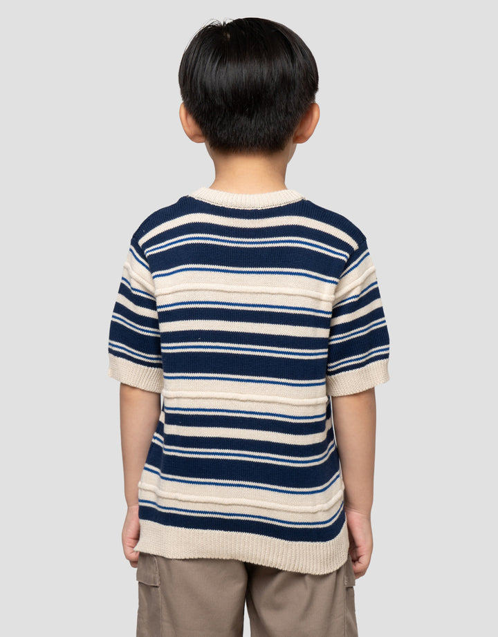 LITTLE M RAJUT REGLAN SALUR SWEATER ANAK LAKI-LAKI