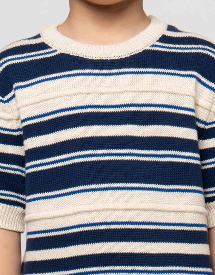LITTLE M RAJUT REGLAN SALUR SWEATER ANAK LAKI-LAKI