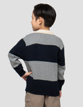 LITTLE M RAJUT KERAH SALUR SWEATER ANAK LAKI-LAKI