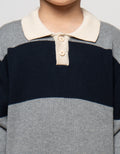 LITTLE M RAJUT KERAH SALUR SWEATER ANAK LAKI-LAKI