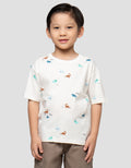 LITTLE M PRINT EPIC FRIENDS KAOS OVERSIZE ANAK LAKI-LAKI