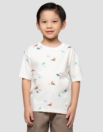 LITTLE M PRINT EPIC FRIENDS KAOS OVERSIZE ANAK LAKI-LAKI