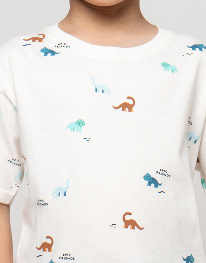 LITTLE M PRINT EPIC FRIENDS KAOS OVERSIZE ANAK LAKI-LAKI