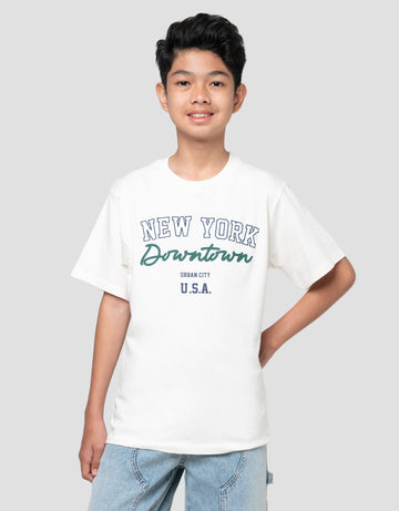NEVADA PRINT WITH EMBRO CITY KAOS ANAK LAKI-LAKI