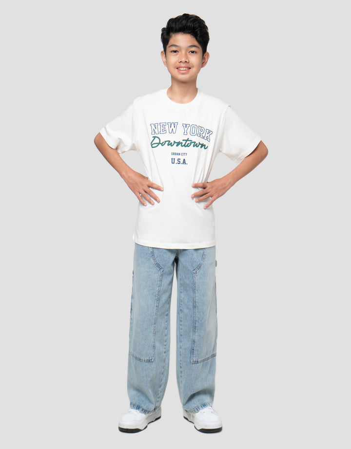 NEVADA PRINT WITH EMBRO CITY KAOS ANAK LAKI-LAKI