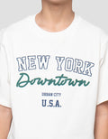 NEVADA PRINT WITH EMBRO CITY KAOS ANAK LAKI-LAKI