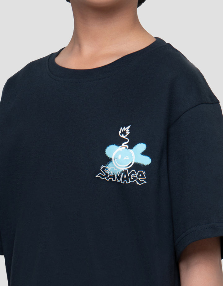 NEVADA GRAFITI BUBBLE SAVAGE KAOS ANAK LAKI-LAKI