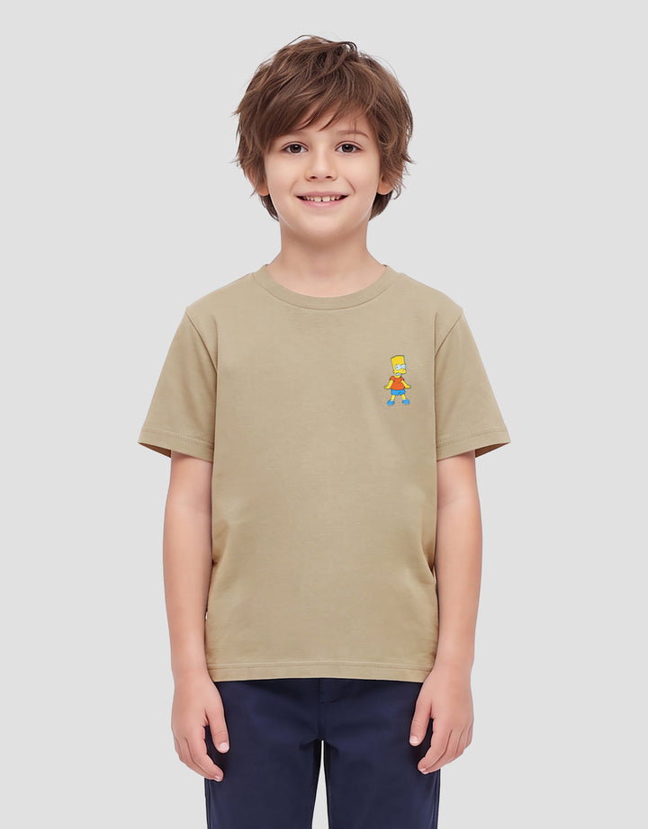 SUKO THE SIMPSONS BACK PRINT BART WRITING KAOS ANAK LAKI-LAKI