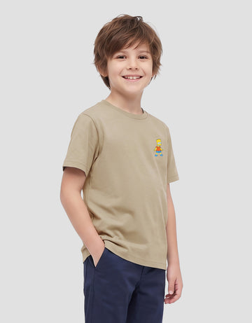 SUKO THE SIMPSONS BACK PRINT BART WRITING KAOS ANAK LAKI-LAKI