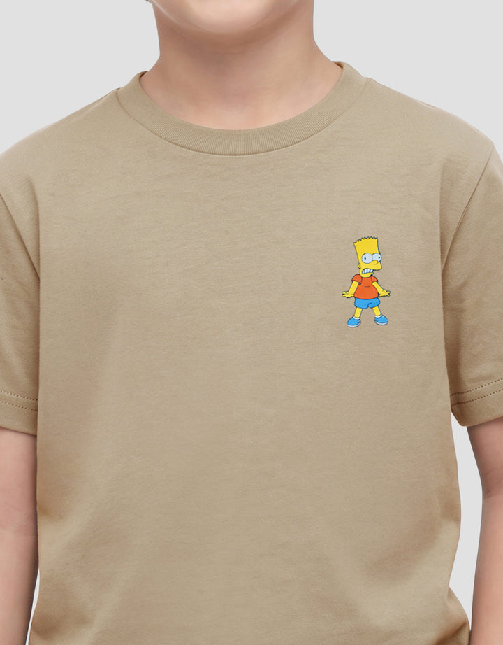 SUKO THE SIMPSONS BACK PRINT BART WRITING KAOS ANAK LAKI-LAKI