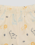 Little M Print Animals Pakaian Setelan Bayi