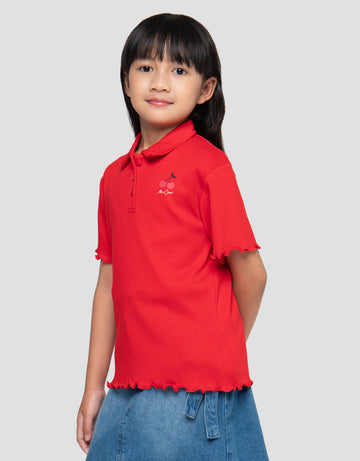 LITTLE M RIB MON CHERI KAOS POLO ANAK PEREMPUAN
