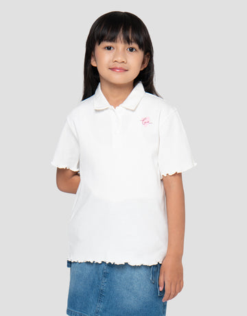 LITTLE M RIB MON HEART KAOS POLO ANAK PEREMPUAN