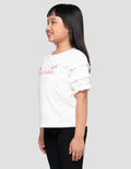 LITTLE M FLOWER WITH LACE 1 KAOS ANAK PEREMPUAN