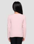 LITTLE M RIB BORDIR CHERRY KAOS ANAK PEREMPUAN