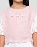 LITTLE M 2IN1 RAJUT BLOUSE ANAK PEREMPUAN