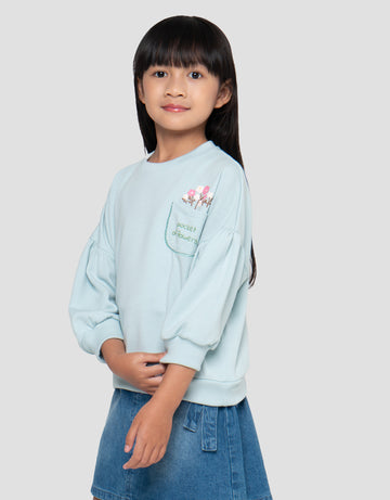 LITTLE M KANTONG SWEATER OVERSIZE ANAK PEREMPUAN