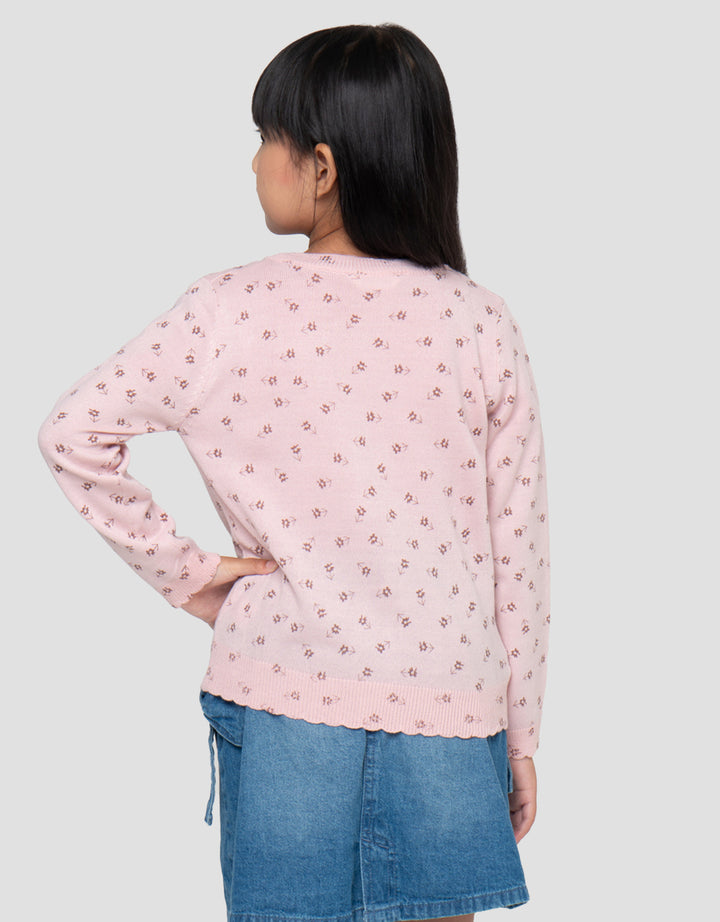 LITTLE M FLOWER CARDIGAN ANAK PEREMPUAN