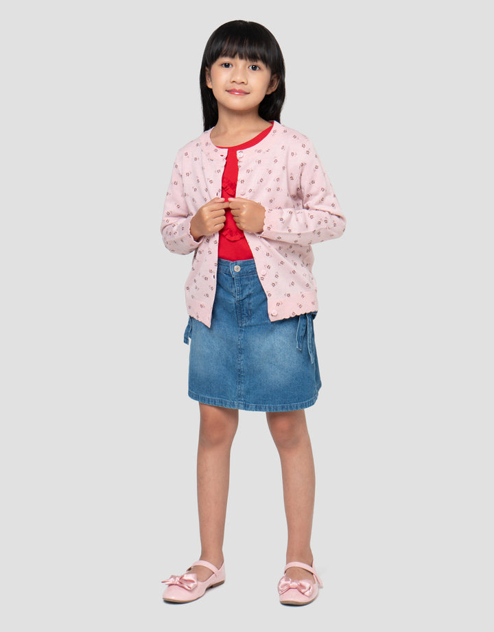 LITTLE M FLOWER CARDIGAN ANAK PEREMPUAN