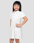 LITTLE M FLOWER MIDI DRESS POLO ANAK PEREMPUAN